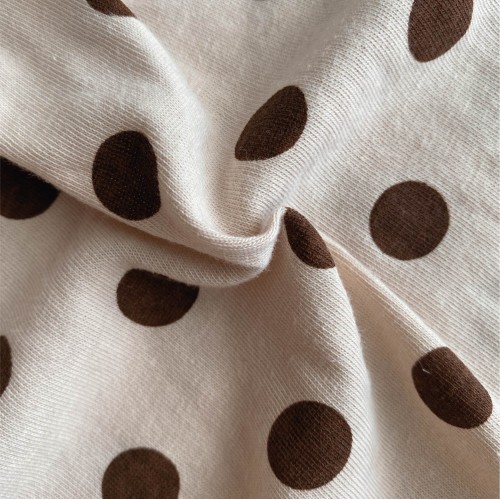 White Brown Polka Dot Classic Boxer 