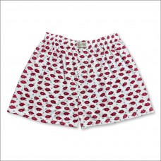 White Red Kisses Lifestyle Boxer